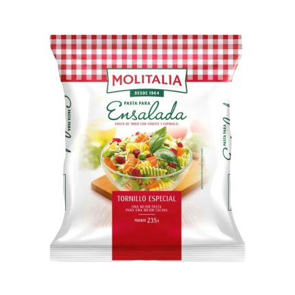 Pasta para Ensalada Molitalia Tornillo Especial 235g