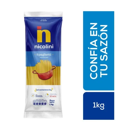 Fideos NICOLINI Spaghetti Bolsa 1Kg
