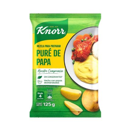 Mezcla Instantánea Knorr Puré de Papa Bolsa 125 g