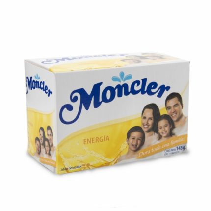 MONCLER JABON 145G AZUL Y AMARILLO