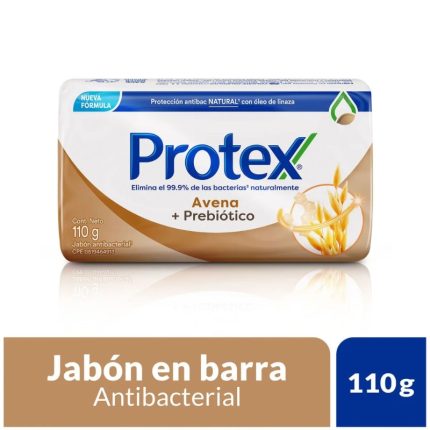 Jabón Antibacterial PROTEX Avena Barra 110g
