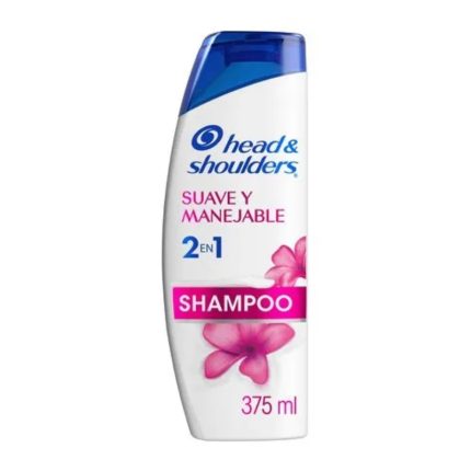 Shampoo H&S Suave y Manejable 2en1 Frasco 375ml