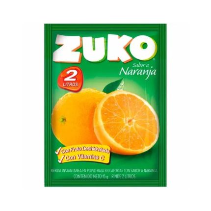 Bebida Instantánea en Polvo ZUKO Naranja Sobre 15g