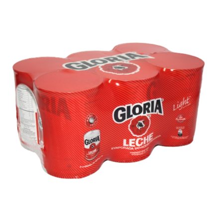 LECHE GLORIA ROJA X 400 SIX PACK
