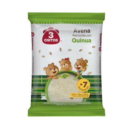 Quinua Avena Hojuela 3 Ositos Precocida 900 g