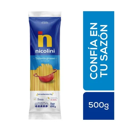Fideo Tallarín Grueso Nicolini 500g