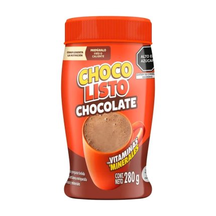 Bebida Instantánea Chocolisto Chocolate Envase 280 g
