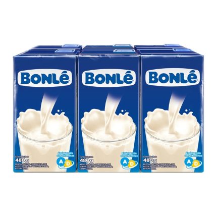 Mezcla Láctea Bonlé Familiar Sixpack Caja 480 g