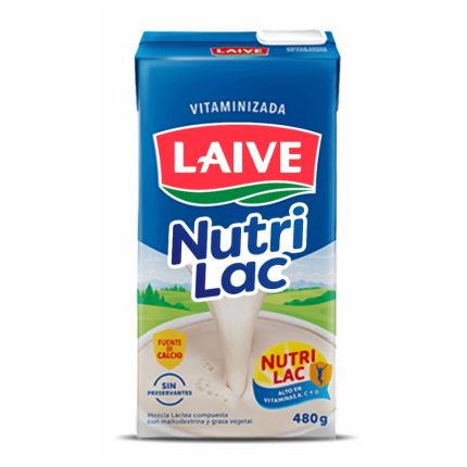 Laive Leche Vitaminizada NutriLac Caja 480gr