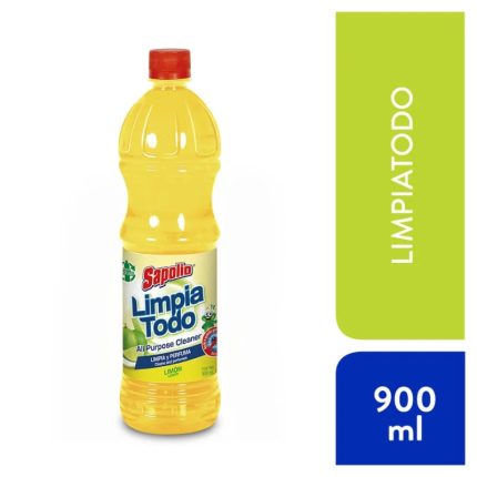 Limpiatodo Antibacterial Sapolio Limón 900ml