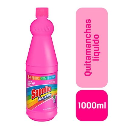 Quitamanchas Sapolio Ropa Color Botella 1 Lt