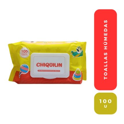 Chiquilin toallas humedas x 100 unid