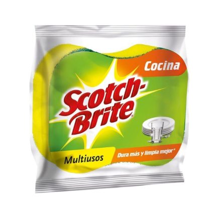 Esponja 2 En 1 Cocina Scotch Brite Multiuso