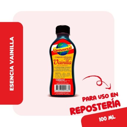 Esencia de Vainilla Universal Botella 100 mL