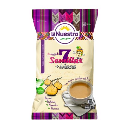 7 Semillas Multigranos con Maca Peruana en Bolsa de 180 Gramos