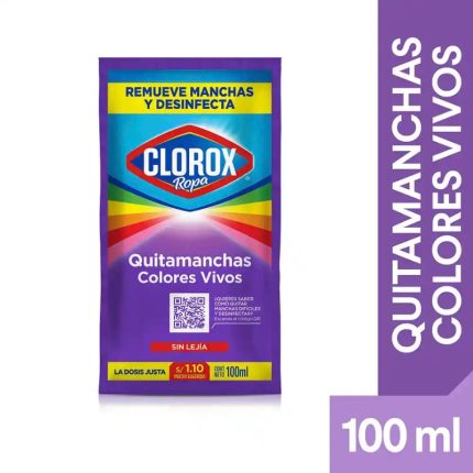 Quitamanchas Clorox Colores Vivos Sachet 100 ml
