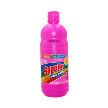 SAPOLIO QUITAMANCHAS ROPA COLOR X 550 ML