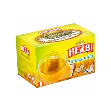 Infusiones Manzanilla HERBI Caja 25 un
