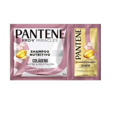 PANTENE DUAL COLAGENO X 27 ML (SHAMPO 15 X 12 U)