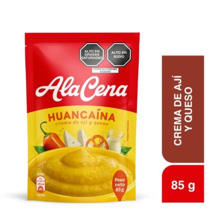 Crema de Ají y Queso AlaCena Huancaína 85g