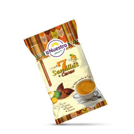 7 semillas + cacao 180gr