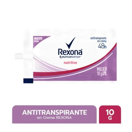 Desodorante Crema Mujer Rexona Nutritive Sachet 10g