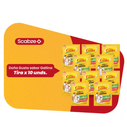 Doña Gusta Sabor Gallina Tira X 10 Uni