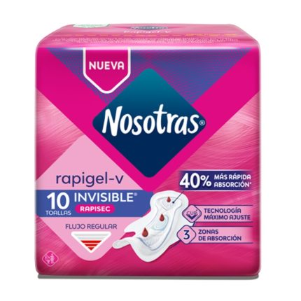 Toallas Nosotras Invisible Rapigel