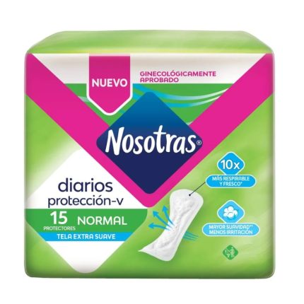 Protectores Diarios Nosotras Normal 15un