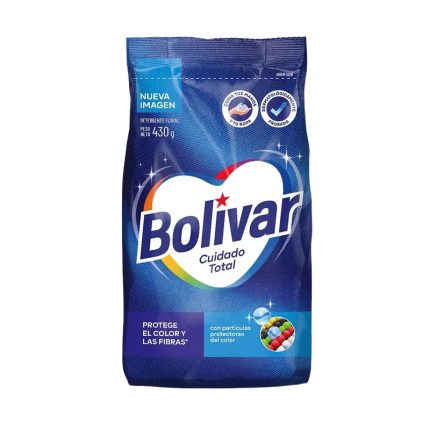 Detergente en Polvo Bolivar Cuidado Total Bolsa 430 g