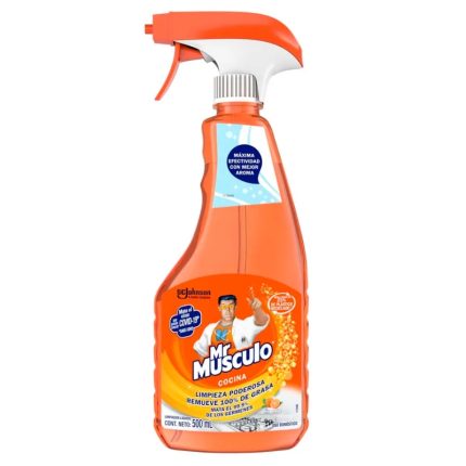 Limpiador Mr Músculo Líquido Quitagrasa Naranja Gatillo 500ml