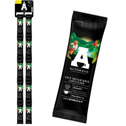 Café Instantáneo ALTOMAYO Gourmet Sobre 7gr Tira 16u