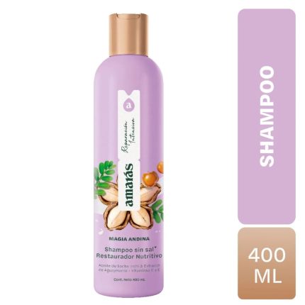 Shampoo Amaras Magia Andina Botella 400 mL