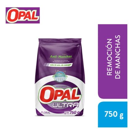 Detergente en Polvo Opal Ultra 750gr Anti-Manchas
