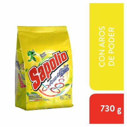 Detergente en Polvo Sapolio Limón Bolsa 730 g
