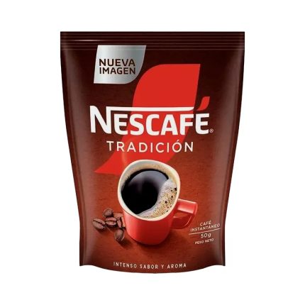 Café Instantáneo Tradicional Nescafé Bolsa 50 g