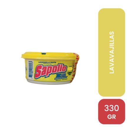 Sapolio lavavajillas limón pasta 330 gr
