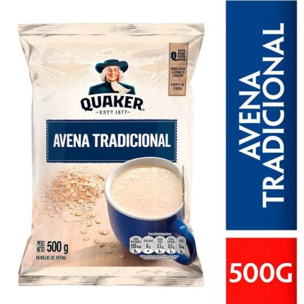 Avena Quaker Tradicional Bolsa 500 g