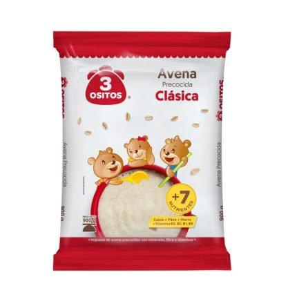 Avena Precocida 3 Ositos 900g