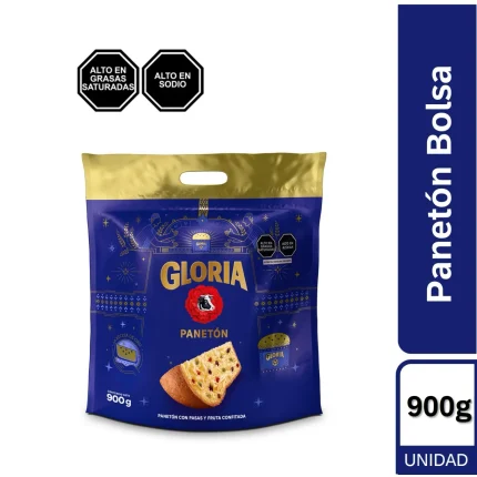 Panetón Gloria Bolsa x 900 g